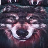 Wolf Bedding Set Painting 3D 3pcs Set