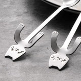 Stainless Steel Cat Teaspoons