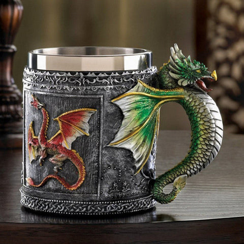 Medieval 3D Dragon Mug