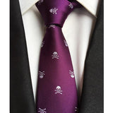 Silk Skull Neck Tie for Men