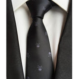 Silk Skull Neck Tie for Men