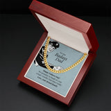43 Donor Cuban Link Chain Necklace