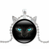 Black Pendant Cat Necklace