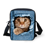 3D Cat Crossbody Bag for Girls