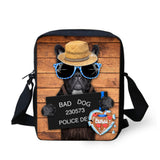 FORUDESIGNS Desinger Women Messenger Bags 3D Animal Printing Shoulder Bag Kawaii Cat Messenger Bags High Crossbosy Bag for Girls