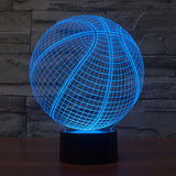 Basketball 3D Atmosphere Lamp 7 Color Changing