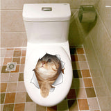 Escape Cat Toilet Decals