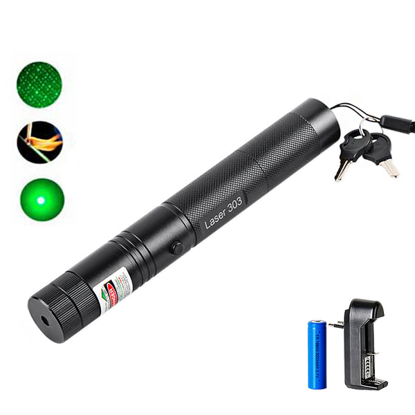 High Power Green Laser Pointer Adjustable Focus Burning laser Pointer 303  532nm Continuous Line 500 to1000 meters Laser range - Price history &  Review, AliExpress Seller - Woopker Direct Store
