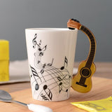 Acoustic Guitar Handle Coffee Mug