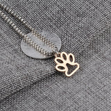 Live Love Rescue Cat Paw Necklace